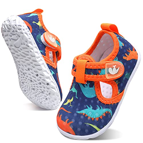 Image of FEETCITY Baby Boys Girls Water Sport Shoes Barefoot Kids Aqua Socks Quick-Dry Beach Swim Pool Shoes