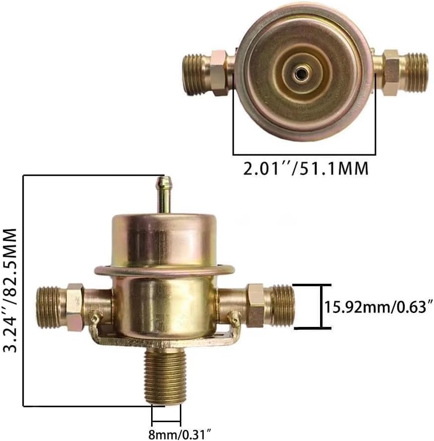 Injection Fuel Pressure Damper 0280161034 For Porsche 928 GTS Coupe 5.4L V8 92811020201