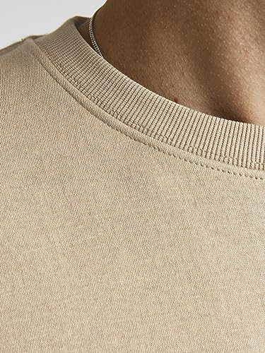 Jack & Jones Herren Jjestar Basic Crew Neck Sweatshirt, Crockery, M EU – Ansicht 5