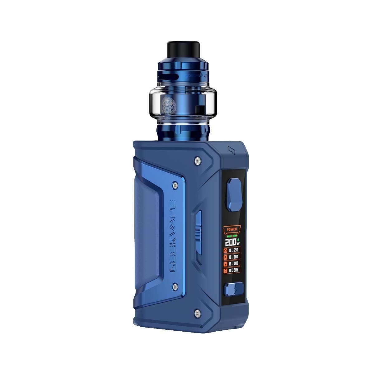 GEEKVAPE Geek Vape L200 Classic Kit (Aegis Legend 2 Classic) - 1.08” TFT Screen, 200W Output, Adjustable Airflow, Dual 21700 Batteries No Nicotine, 2ml TPD Version. (Blue), 1.0 count