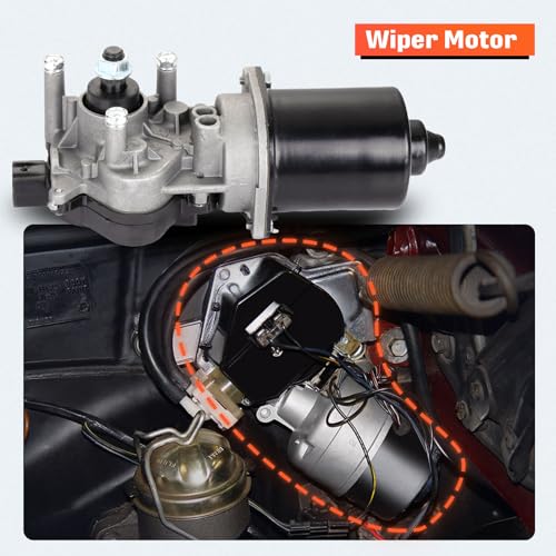 Image of Windshield Wiper Motor Replacement fit for 2005-2006 FOR Acura MDX 2003-2007 FOR Honda For Accord OE 85-4028 76505SDAA11 WPM4028 PPWPM4028 43-4028