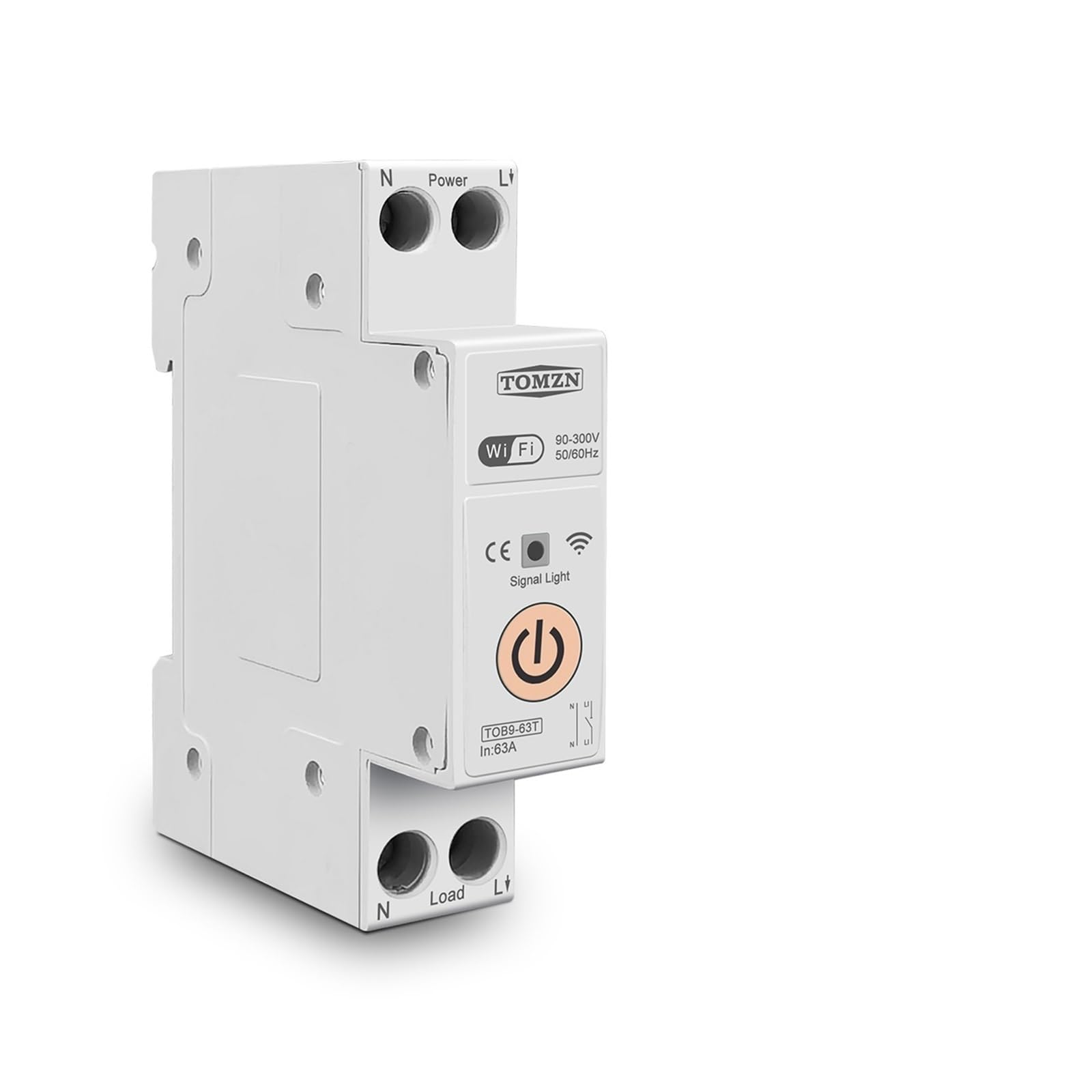 Disyuntor 1P + N inteligente 25A Smartlife para apagar lineas electricas sin estar en casa