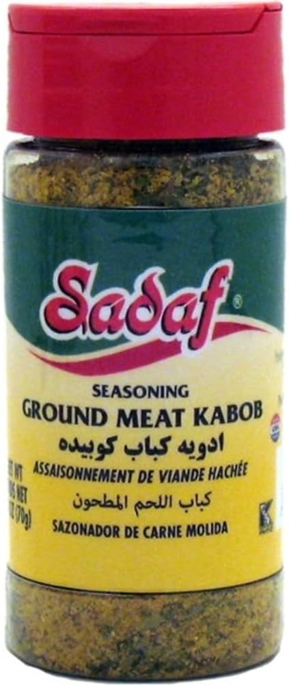 Ground Meat Kabob Seasoning - Ground Meat Seasoning for Cooking - Kebab Seasoning - Middle Eastern Cuisine - Persian Kabob Spice - 2.5 Oz Bottle with Shaker Top