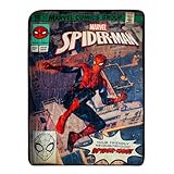 Spider-Man Marvel Comics Friendly Neighborhood Fleece Throw Blanket | Soft Polyester Cover for Sofa, Bed | 45 x 60 Inches