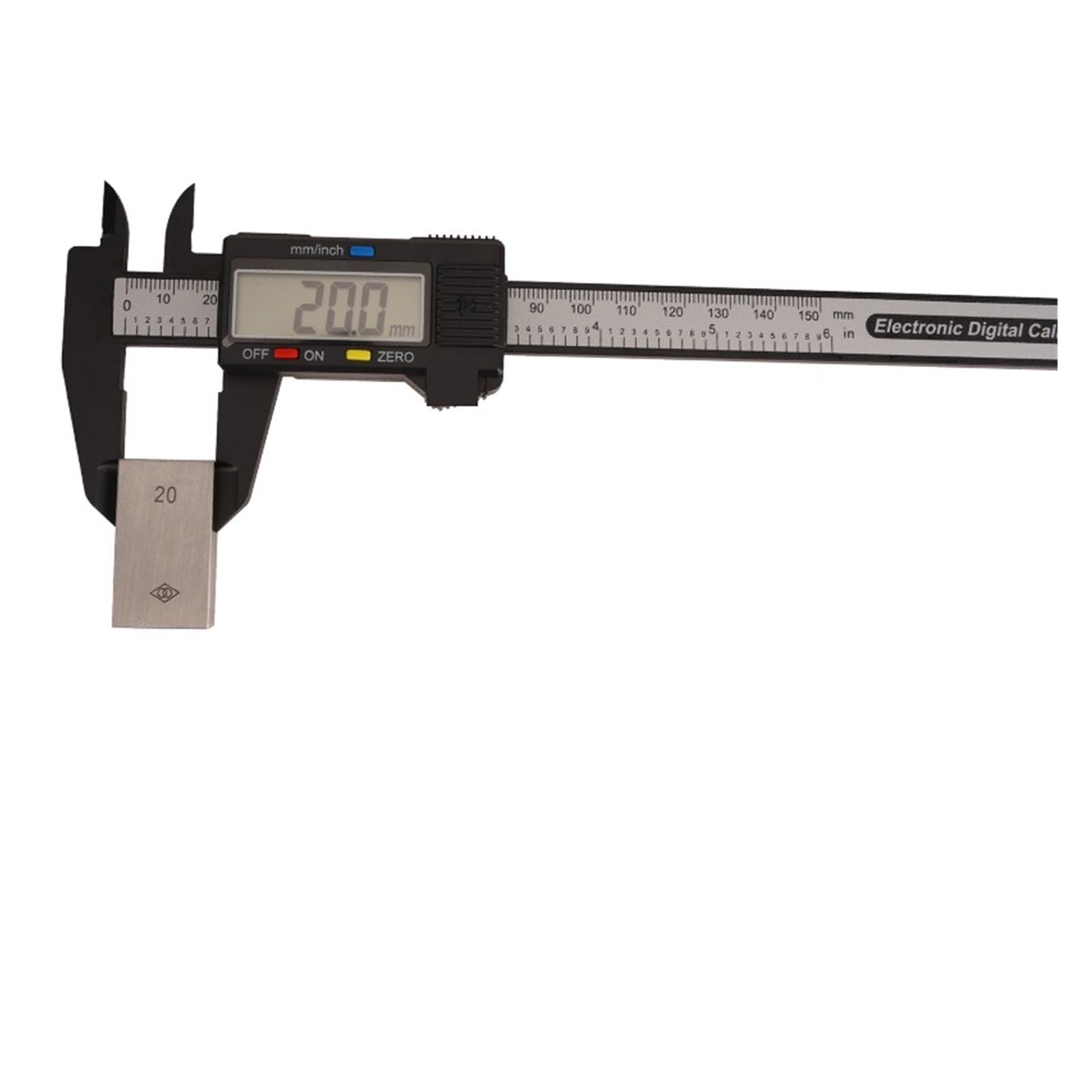 BDAYEK Vernier calipers Digital Caliper Woodworking Tools Dial Vernier Calipers Naipe Ruler Electronic Pachometer 6 Inch Micrometer Caliber(Classic Black)