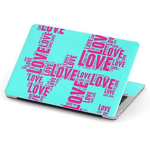 MacBook Air 13inch A1466 / A1369 専用スキンシール 2010~2017モデルまで対応 マックブック エア Mac Air 13インチ ノートブック フィルム ステッカー アクセサリー 保護 012828 love 英語 文字