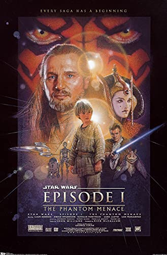 Trends International Star Wars: The Phantom Menace - One Sheet Wall Poster, 22.375' x 34', Premium Unframed Version
