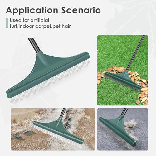 ORIENTOOLS Grass Rake for Artificial Grass, Turf Rake Artificial Lawn Brush with Adjustable Steel Handle 80 to 130 CM Garden Tools Fake Grass Brush for Lawns and Carpet 7 ORIENTOOLS Grass Rake for Artificial Grass, Turf Rake Artificial Lawn Brush with Adjustable Steel Handle 80 to 130 CM Garden Tools Fake Grass Brush for Lawns and Carpet - Image 7