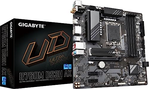 Gigabyte Scheda madre B760M DS3H AX (B760, S1700