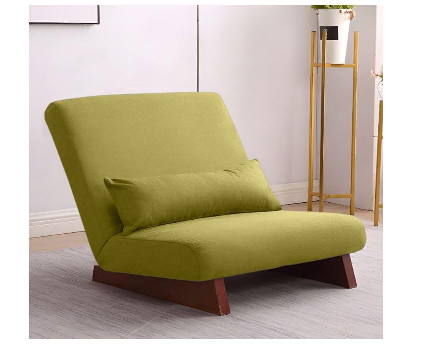 Image of PACIFIC ART & CRAFTS | Recliner Chair | Floor Sofa | Low Seating | Lounger Parent (Sofa Only, Olive Green)