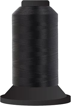 Glide 60 5,500yds - Black - 650.11001, 60wt. Filament Polyester Thread, for Quilting - Super Sheen, No Lint, Colourfast - Ideal for Embroidery and Sewing