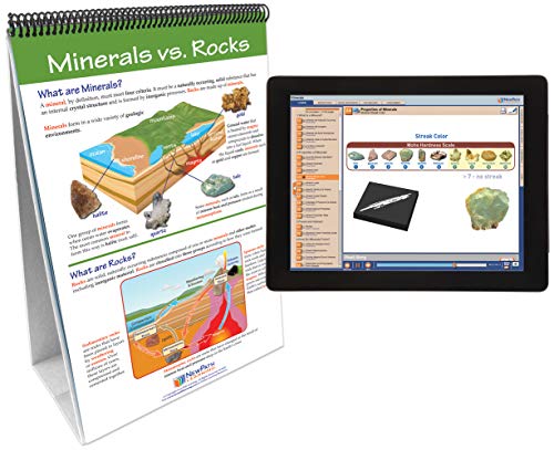 Image of NewPath All About Minerals Flip Chart with Online Multimedia Lesson