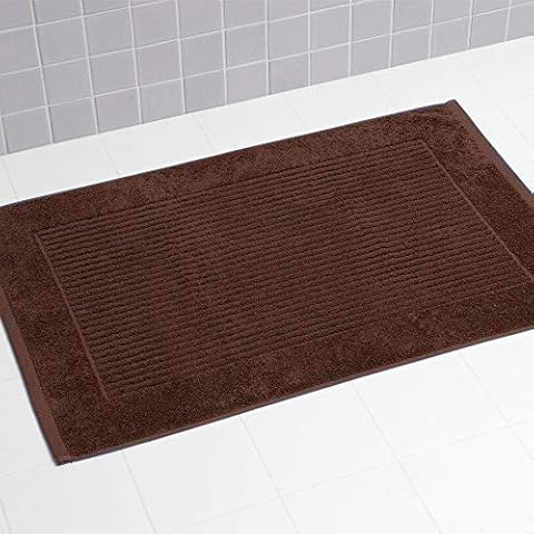 Linens Limited Non Slip Bath Mat in Chocolate Cover