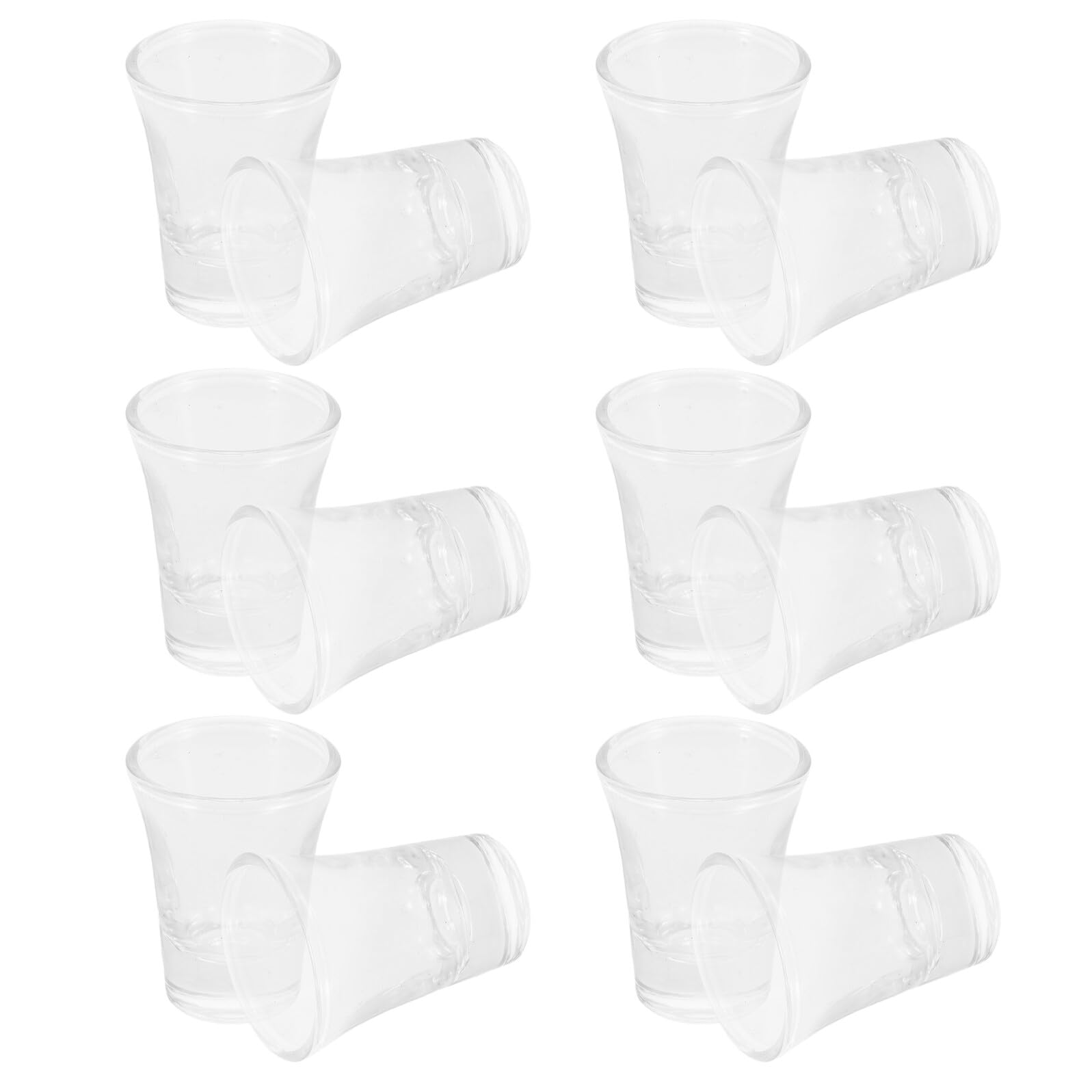 Verres à communion transparents 15 ml en verre pour service religieux et camping
