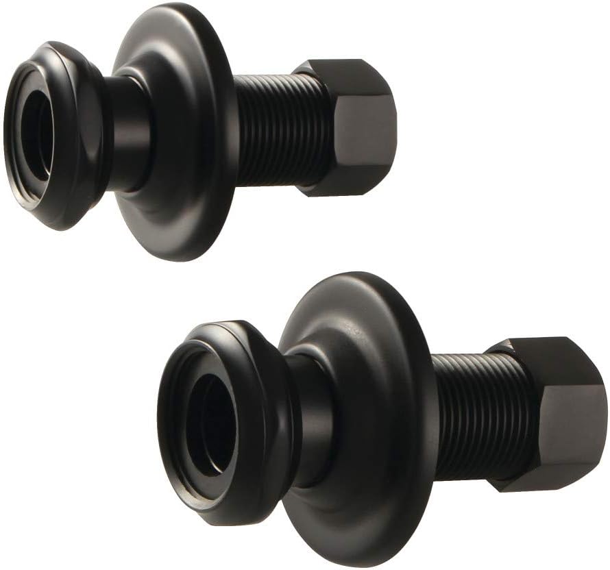 Kingston Brass AEU4100 Aqua Vintage 1-3/4-Inch Wall Union Extension, Matte Black