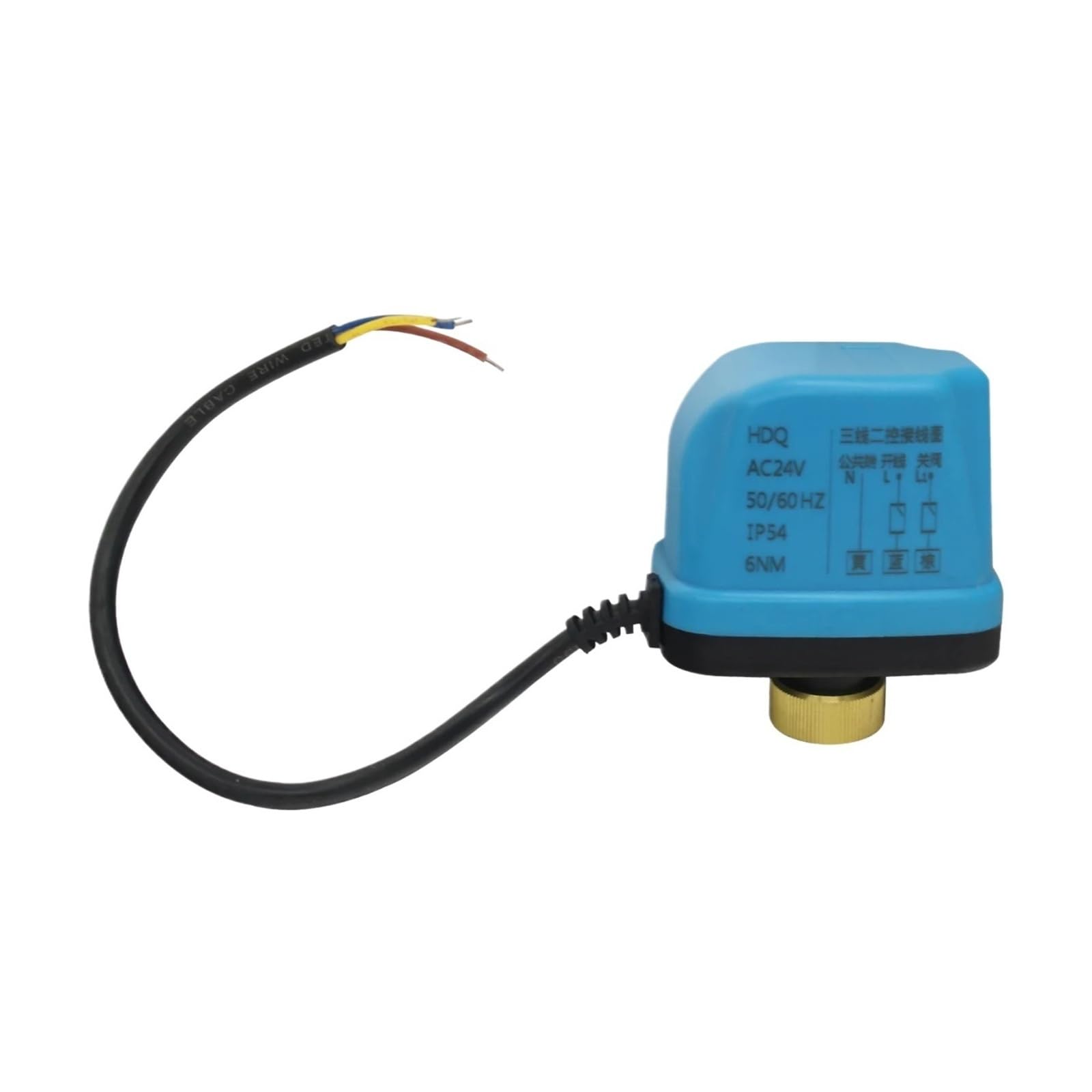 Vanne à bille électrique motorisée DC5V interrupteur 3 fils