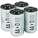 LENMAR PROAA2D D-Size Adapter Shell for AA Batteries