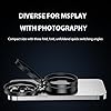 CBDYWVR Filtro CPL magnetico per telefono, elimina i riflessi e migliora il colore, filtro polarizzatore per cellulare, compatibile con iPhone 11-17 Series e la maggior parte degli smartphone (nero)