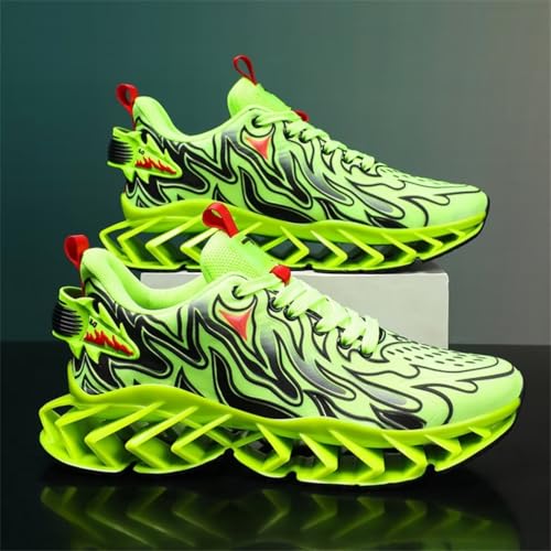 GSLMOLN Men's Walking Shoes Blade Non Slip Fashion Sneakers Breathable Mesh Soft Sole Casual Athletic Sport Shoes4