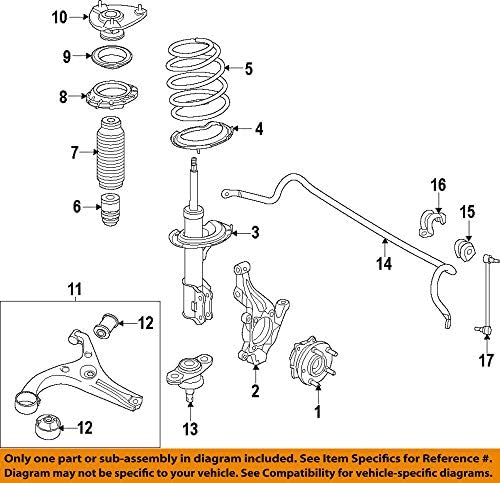 Amazon.com: HYUNDAI OEM 16-17 Sonata Front-Lower Control Arm ...