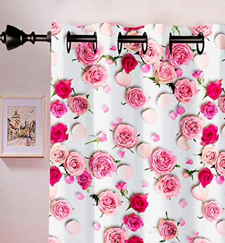 Ultimate Trends â„¢ Polyester 3D Floral Digital Printed Curtains for Window 6 feet Set of 2 Pieces (Multi Color)