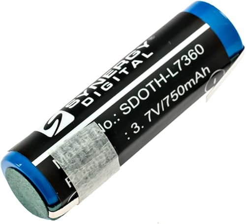 Synergy Digital Batería para afeitar, compatible con la afeitadora Arcitec Norelco AT811, (iones de litio, 3.7 V, 750 mAh), ultra alta capacidad,
