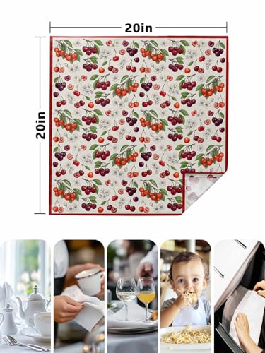Set de 6 Servilletas de Tela Cherry 50.8x50.8 cm miniatura 5