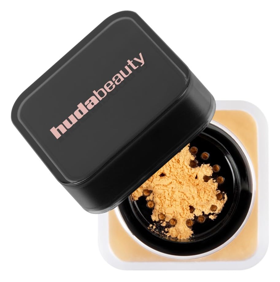 HUDA BEAUTY Original | Mini Baby Bake | Loose Baking & Setting Powder | Polvos sueltos formato de viaje | 6 gramos (Travel Size) | by BELLA (KUNAFA (Tamaño de viaje), 6 g (Paquete de 1)) by BELLAAAA