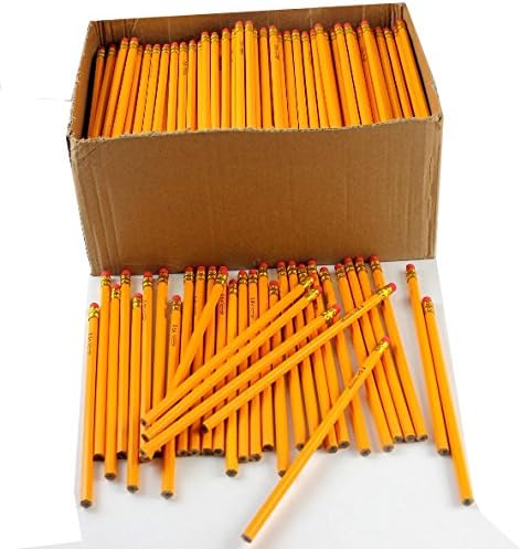 Yellow #2 Pencils In Bulk - 576 Count (576 Pieces) - #2 Yellow Pencils Bulk Pack.Bulk Yellow #2 Pencils With Erasers.Quantity: 576 Per Master Caselead Type: #2 Graphitefeature: Unsharpened
