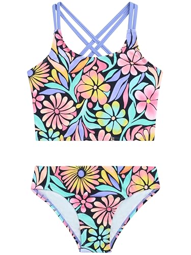 Image of Kanu Surf Girls Waverly UPF 50 Beach Sport Criss-Cross Tankini