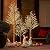 Hairui Lighted Birch Tree 8FT 240 Warm White Lights, White Twig Tree with Lights for Wedding Party Christmas Decoration Indoor Outdoor Use