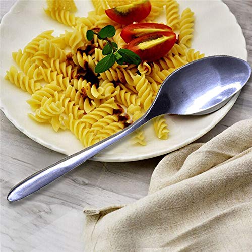 10 PC cuillères à café de cuillère en acier inoxydable Petit Pack Of Ten Restaurant Bar Scoop Kitchen Tools Sets # 3f28 Vaisselle @Y (Color : Silver)