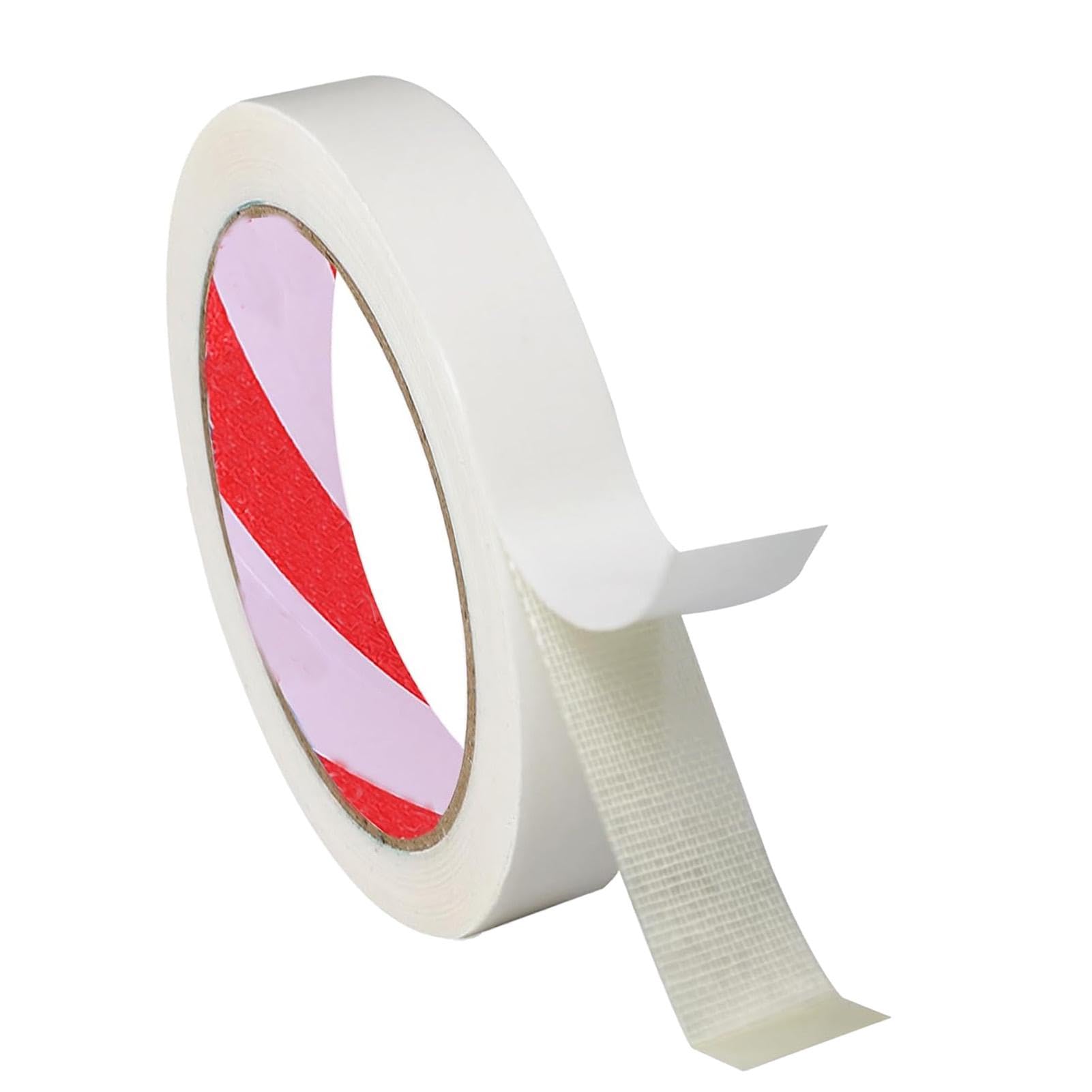 15mm×15m Double Sided Fabric Tape, Strong Multifunctional Double Sided Tape for Carpet, Furniture fixation, and DIY Crafts