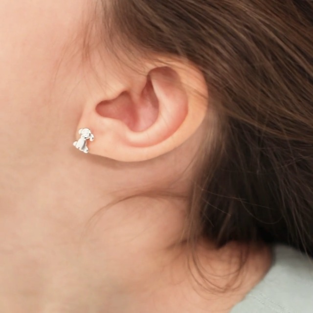 Boucles D'oreilles Coccinelle En Argent Massif 925 - Pour Enfant, Sans Nickel, Fermoir Dormeuse