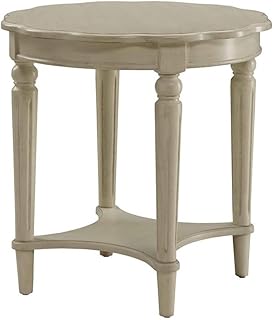 Acme Fordon End Table in Antique White