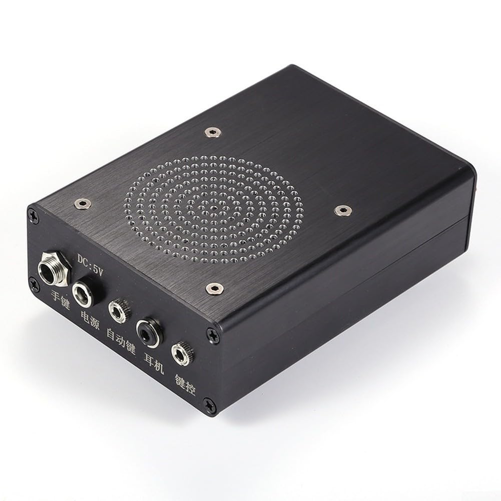 Automático para dispositivo de práctica de código MORSE, entrenador de llaves de telégrafo de entrenamiento CW para operador de radio aficionado Equipo de aprendizaje de radio aficionado