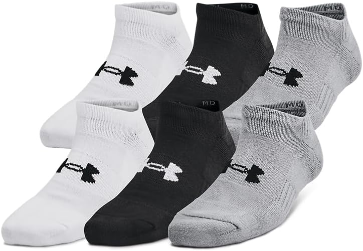 Under Armour Kids' Youth Training Cotton No Show Socks (6 Pairs)