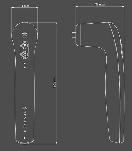 Miniatura 3 de Masajeador de múltiples velocidades de mano de cuerpo completo ligero de tejido profundo