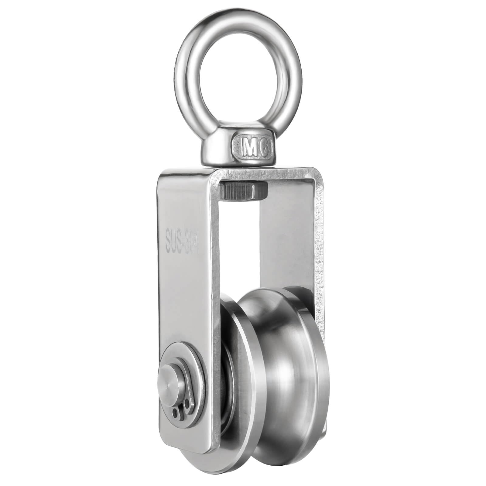 30mm Umlenkrolle Für Stahlseile – Seilrolle Mit 2 Kugellagern, Für Seilzüge & Flaschenzüge, 90g, Von KCNOFNC