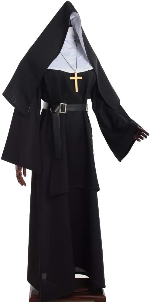 BPURB Womens Costume Nun Outfit for Halloween Party