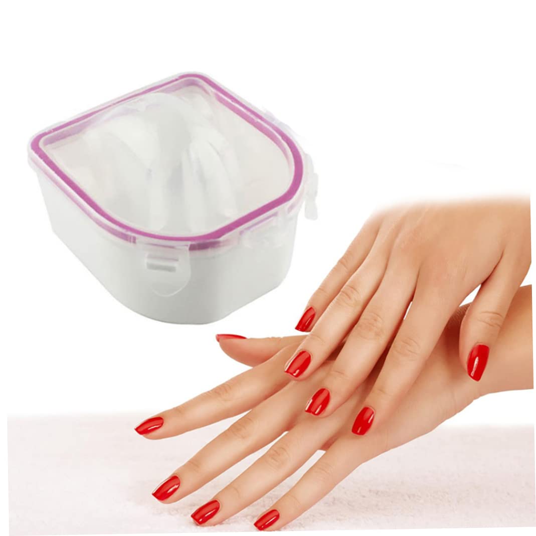 Professional Acetone Resistant Soak Off Bowl Warm Nail Spa Bowl Double Layer Hand Manicure Tool For Salon Or Home Use Beauty Tools.