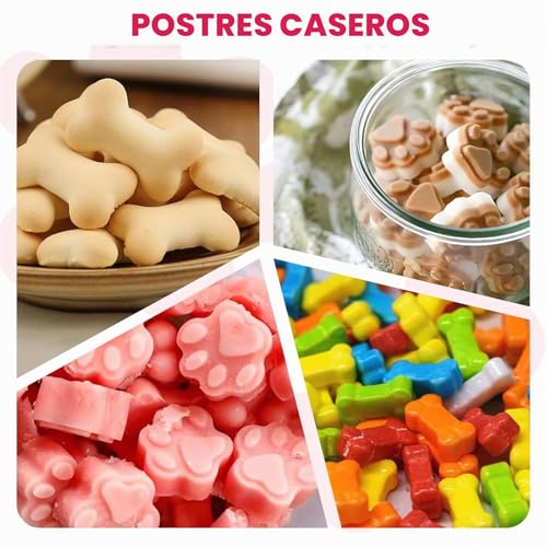 Miniatura 6 de 4 Alfombrillas Para Hornear Molde Para Galletas De Perro - Silicona Resistente, Libre De Bpa - Ideal Para Diy De Golosinas Caninas, Chocolate, Galletas, Hielo Y Dulces Para Mascotas