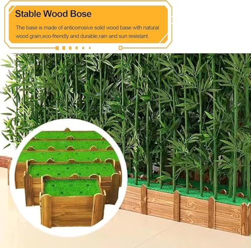 Faux bambou plus vert pour masquer un vis-à-vis intérieur de maison - 6