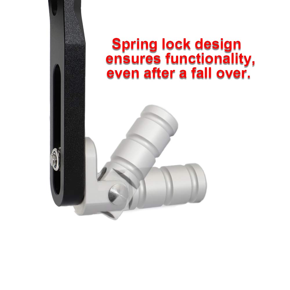 Keenso Motorrad Schalthebel Klappbar - Für YZF-R25/R3, MT-25/03