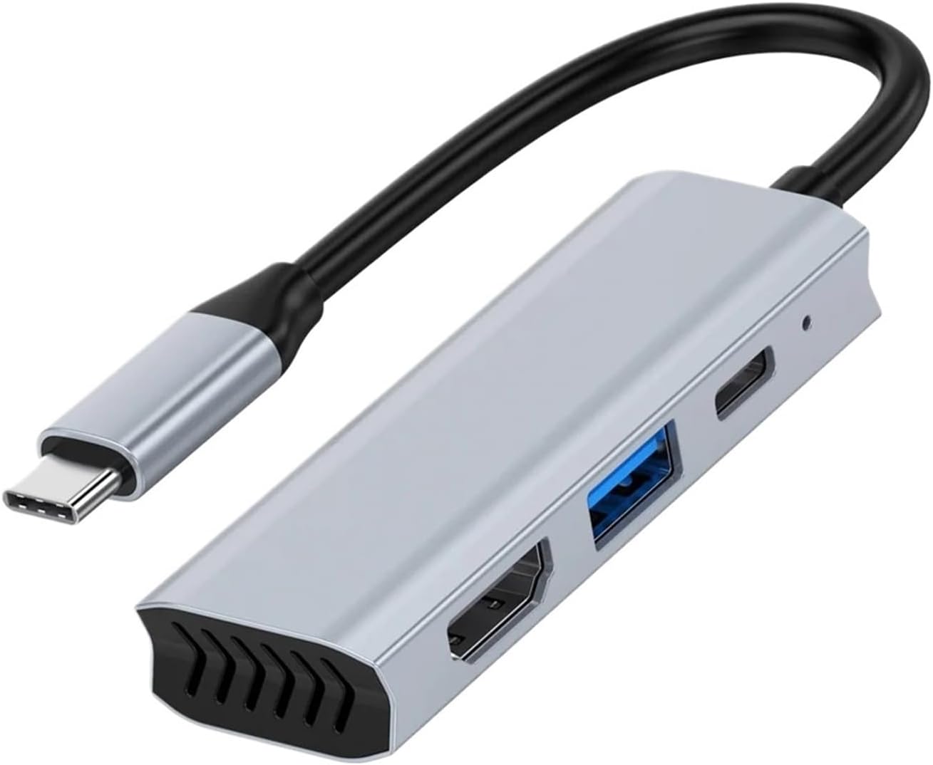 USB-C Hub Docking Station Type-C to HDMI USB 3.0/2.0 PD100W Charging Adapter Multiport Converter(6-in-1 with VGA)