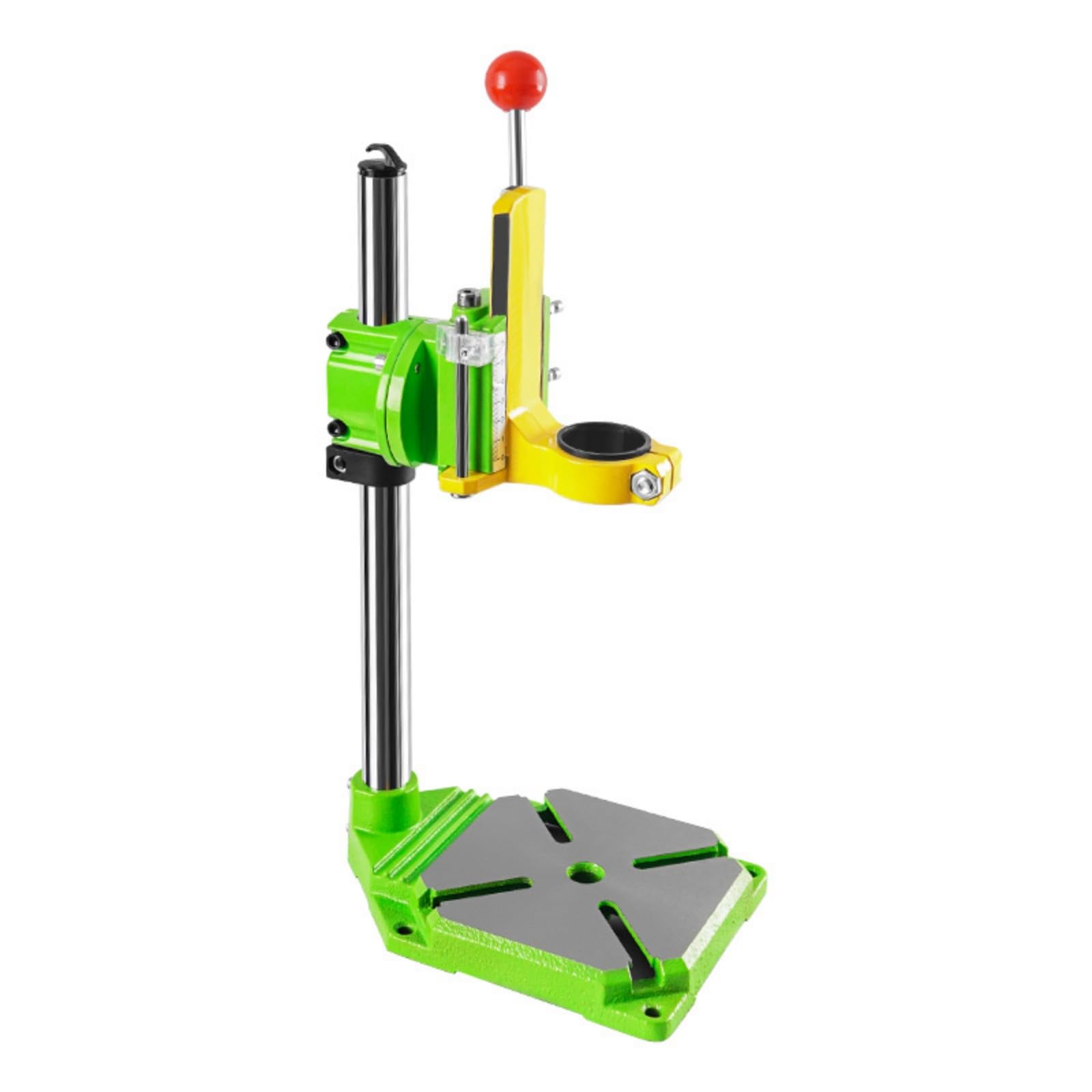 Geavonyg Universals Drill Stand With Sliding Scale And Nonslip Base For Secure Stable Drilling Operations Metal Drilling