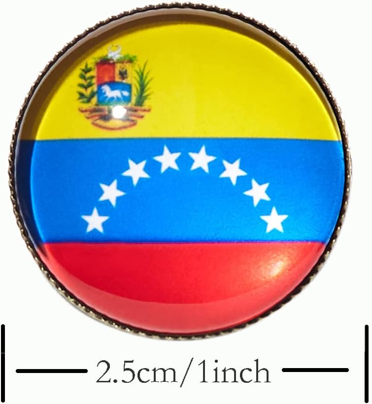 Miniatura 3 de HSQCEZ Alfileres de Estados Unidos, pin de bandera de Estados Unidos, broche redondo de EE. UU., broche de botón, broche para sombrero, camisa,