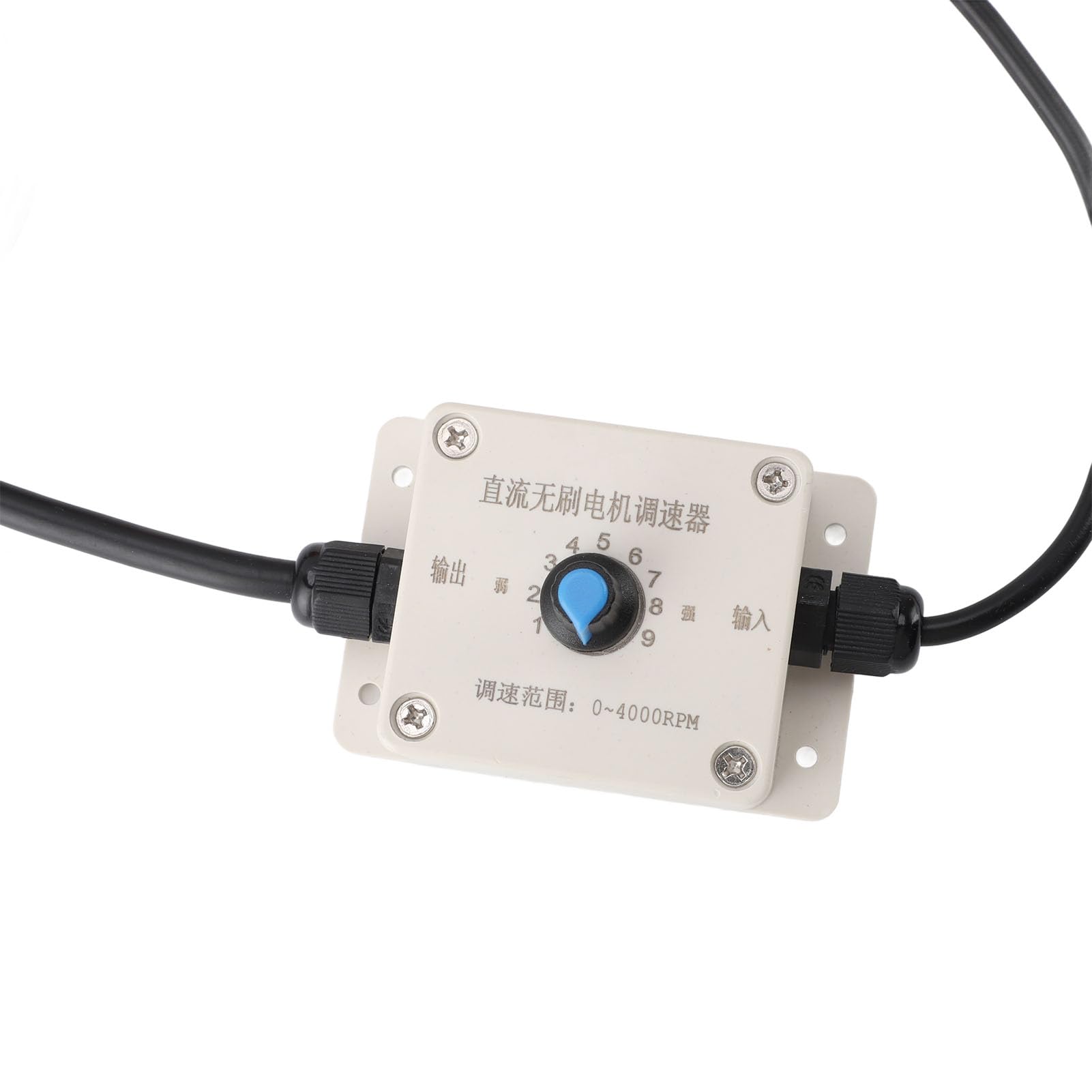 Zunate Motore a Vibrazione CC Senza Spazzole da 4000 Giri/min |Vibratore per Calcestruzzo in Lega di Alluminio a velocità Regolabile 12V 30W per Uso di Attrezzature (30W)