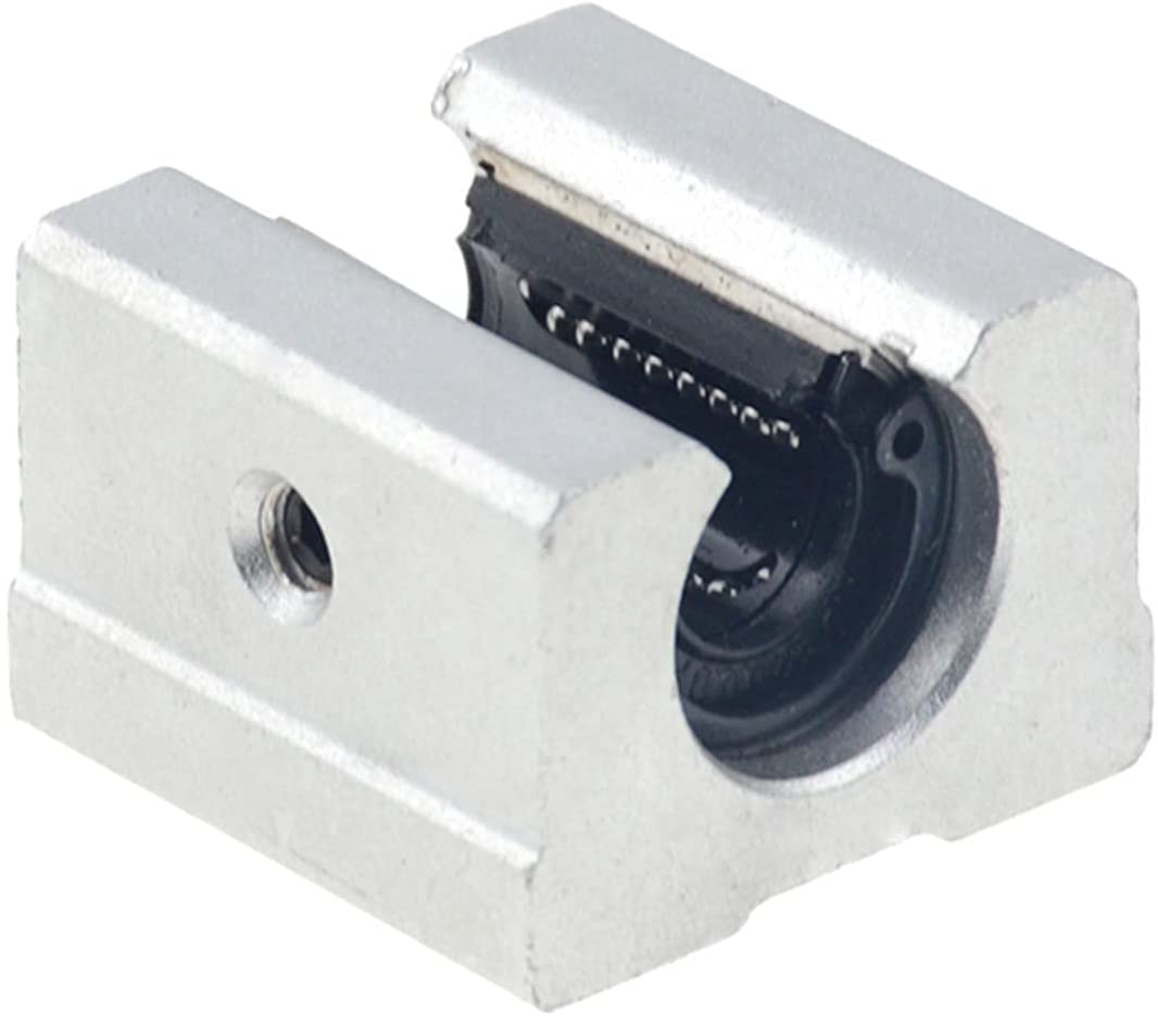 Roulement SBR10UU boîtier alu et billes acier pour guidage de précision