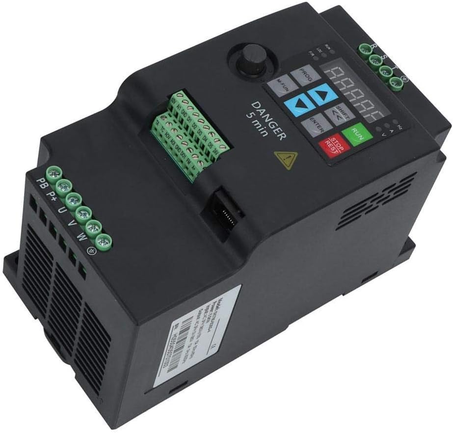 Frequency converter VFD, Frequency Converter 5.5kw 380V 3-phase input and output universal motor VFD frequency converter inverter VFD speed controller